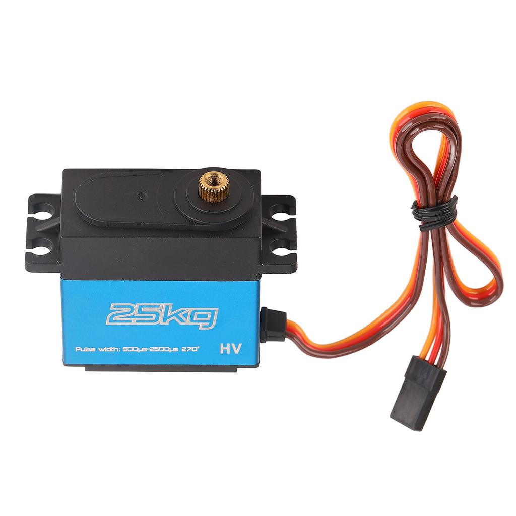 Metal Gear Servo 25KG Full Digital Waterproof 270 Degree Rotation with 25T Arm for CNC