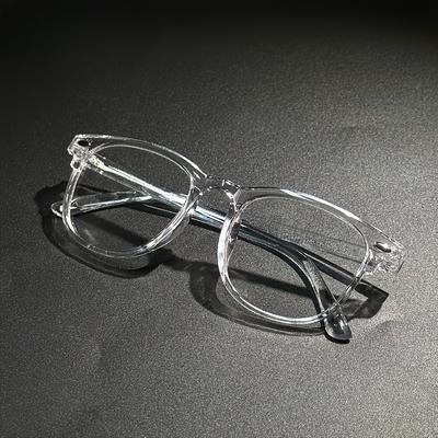 Fashionable and Minimalist Square Full Frame Anti Blue Light Glasses Suitable for Daily Wear for Both Men and Women