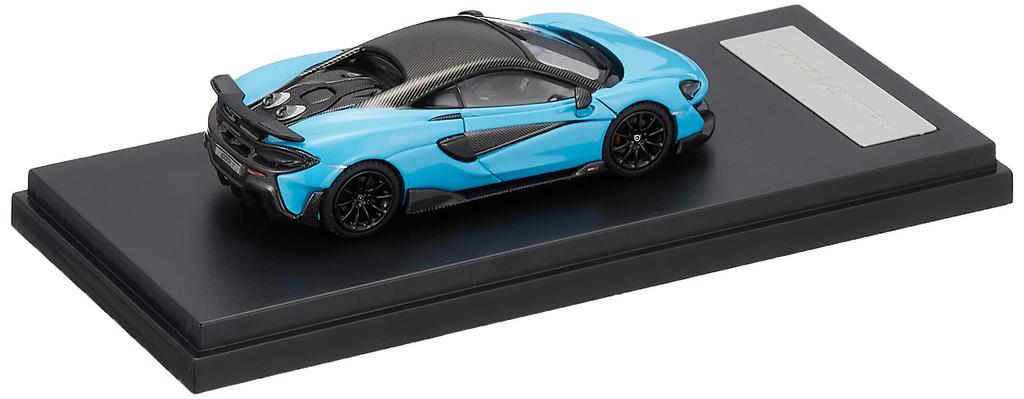 Aoshima Bunka Kyozaisha Skynet Car McLaren 600LT Curacao Blue Finished Product TheMini 1/64