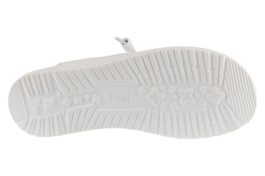 Hey Dude Wendy Stretch Canvas, Womens white Sneakers