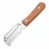 3-in-1 Stainless Steel Peeler, Slicer, and Scraper for Onions, Leeks, Melons, and Sugarcane