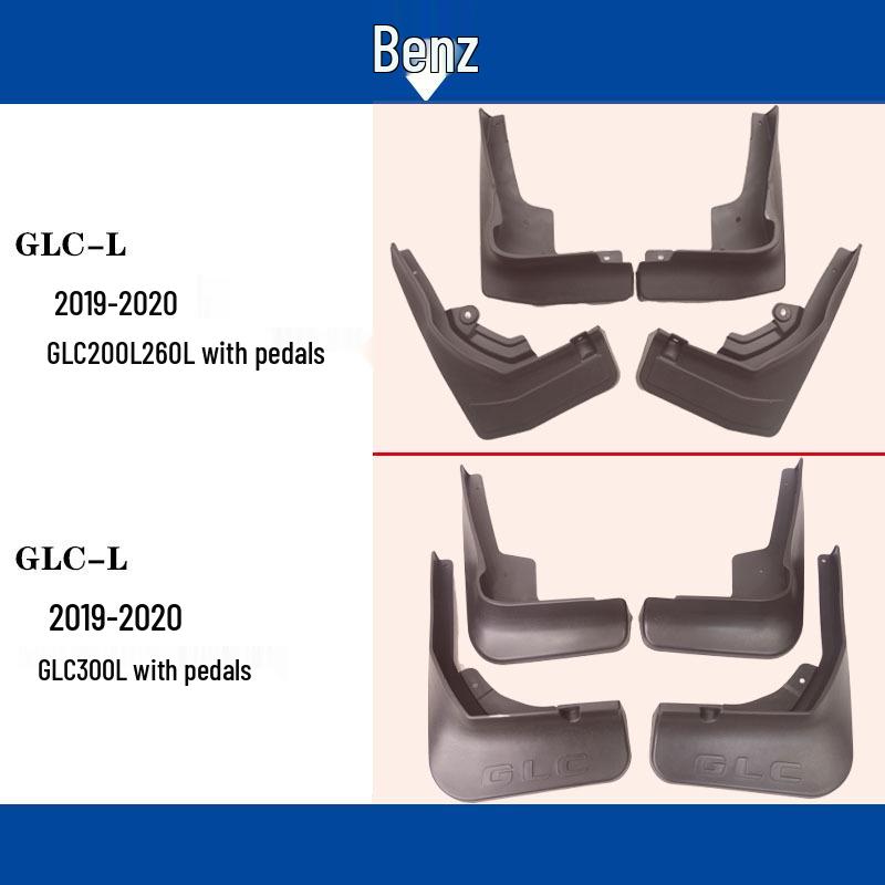 

Mud Flaps for 2019-2020 Mercedes-Benz GLC200L/300L/260L Without Pedals