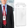 Card Protective Case Card Holders Waterproof Card Case Name Badge Holders Clear Card Badge Holders for Students