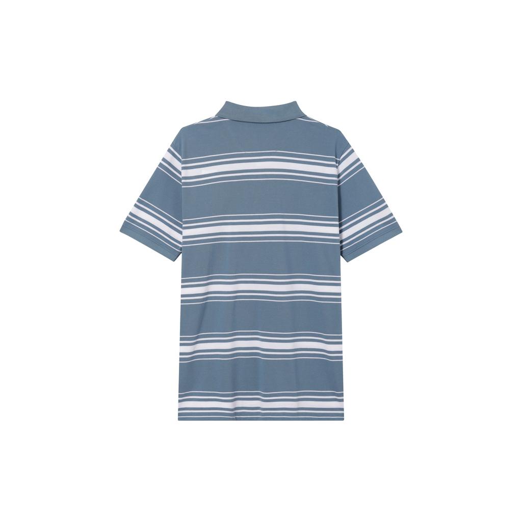 Timberland Striped Pullover Polo Shirt Men Tops Navy-Blue A65PN-DK1