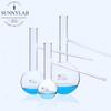 1 stk./Parti 60ml-1000ml Glas Destillationskolbe Kort Hals Laboratorie Borosilikat Kogekolbe med Sidearm Laboratorieudstyr