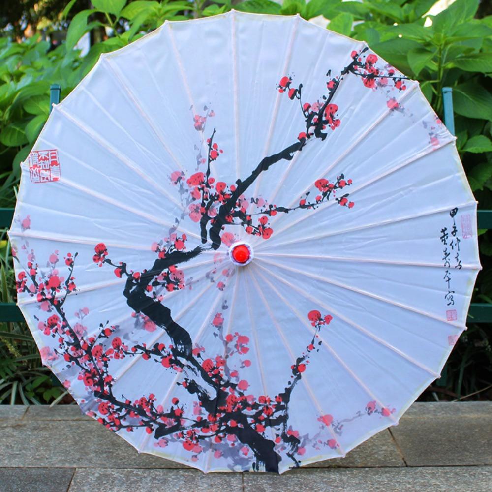 Chinese Antique Style Oiled Paper Umbrella 56cm 10 Colors Costumes Photography Umbrella Decorative Umbrella