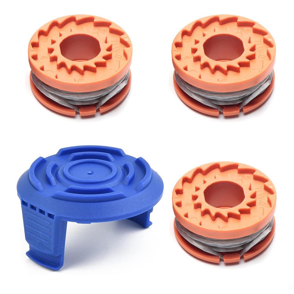 

3 Spools WX150 + 1 Spool Caps TLW-01-1 for Spear & Jackson/Mac Allister/Qualcast/Worx A