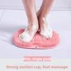 Silicone Foot Scrubber Massager Bath Mat With Nonslip Suction For Home Use