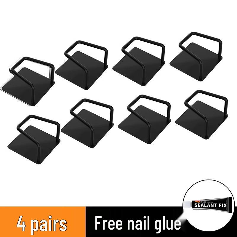 Wall-Mounted Stainless Steel Bathroom Storage Rack for Under-Sink or Toilet