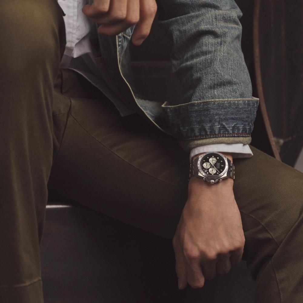 [Seiko Watch] Watch Seiko Selection S Series Quartz Chronograph NEO VINTAGE SBTR047 Men's Silver