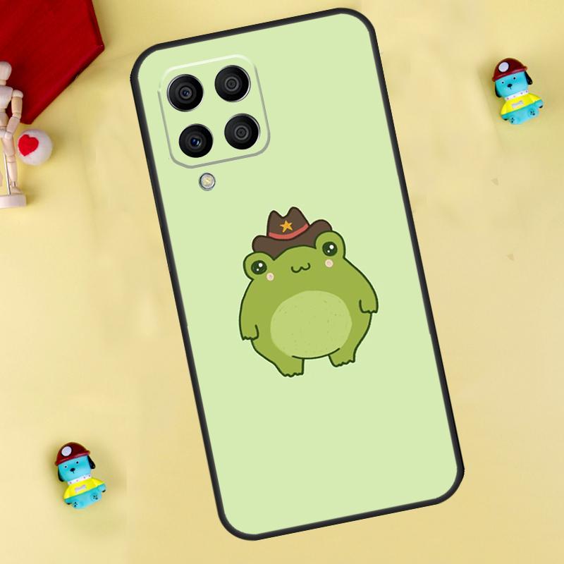 Frog Skateboard Cute Kawaii Case For Samsung Galaxy M33 M15 M55 M31 M13 M12 M14 M06 M16 M36 M56 M53 M32 M52 M35 M34 M54
