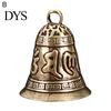 Brass Pendant Old Bronze Bell Finely Build Decorative Compact Decorate Gourd Non-deforming Antique for Living Room Ornament