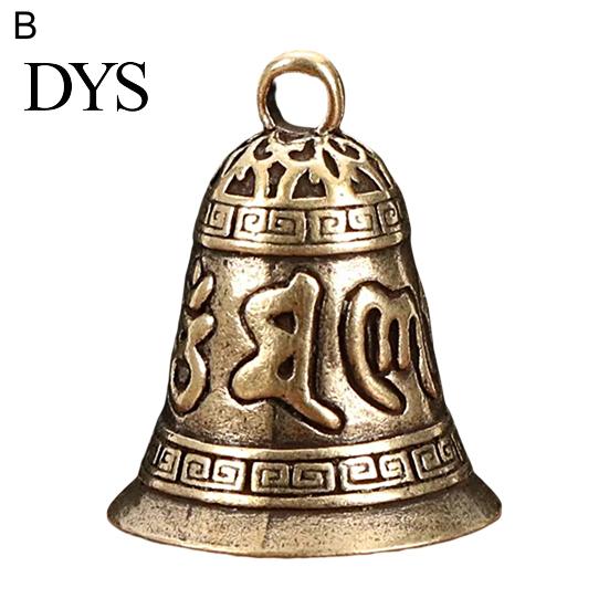 Brass Pendant Old Bronze Bell Finely Build Decorative Compact Decorate Gourd Non-deforming Antique for Living Room Ornament