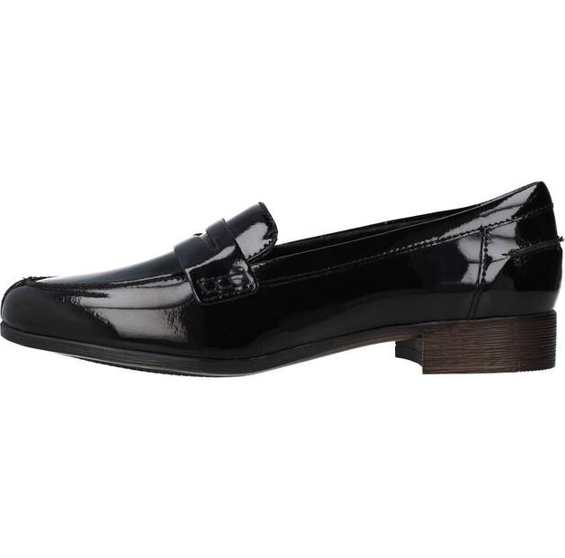 

Женские слипоны Clarks Hamble loafer black, patent 37