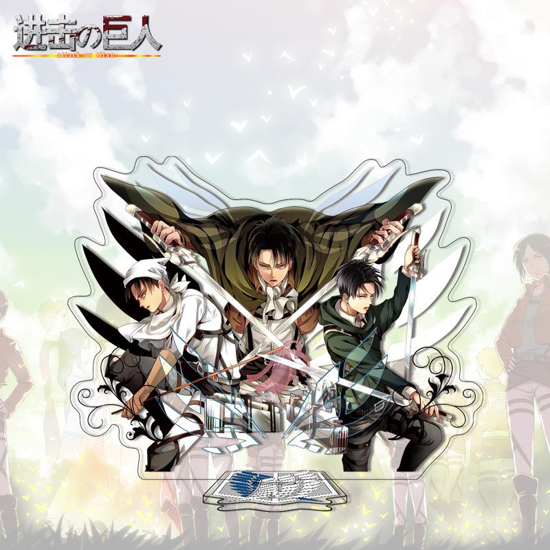 On Attack Titan Acrylic Stand 41-80 Anime Figure Custom Made Drop Shipping Distributor Merchandise For Kids Adults Children's Birthday Gift Holiday
