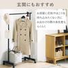 11 outerwear IRIS OHYAMA Hanger Pipe Width 80 x Depth 40 x Height Height Matte Easy Single Black [Weight capacity pieces] Rack, Hanger,