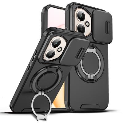 For Honor 400 Pro Slide Camera Protection Magnetic Stand Phone Case for Honor 400 Lite Defender Cover