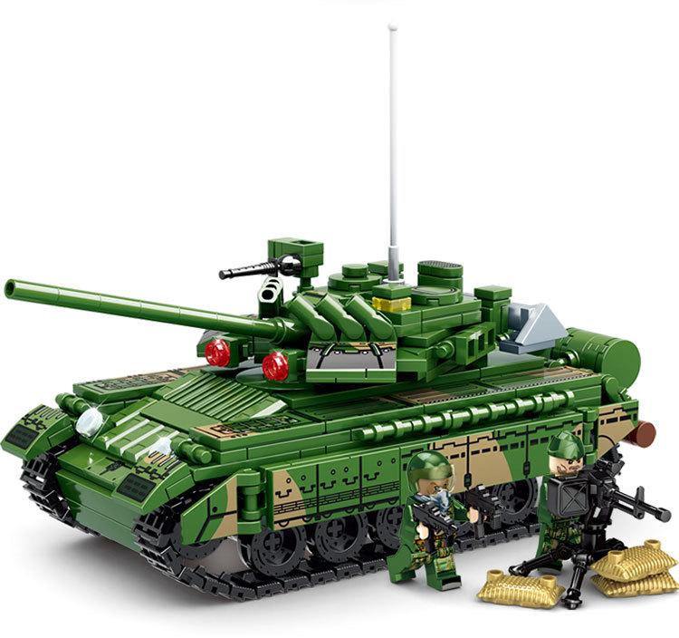 Yueyi Challenger Tank 66018T80U Military Series Building Blocks Toy