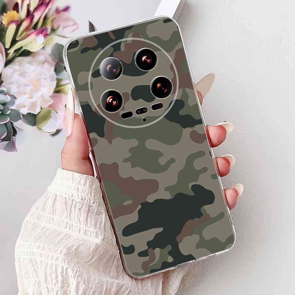 Case For Xiaomi 14 Ultra Butterfly Silicone Soft Phone Cover For Xiaomi Mi 14 Mi14 Ultra Shockproof Back Fundas Xiaomi 14Ultra