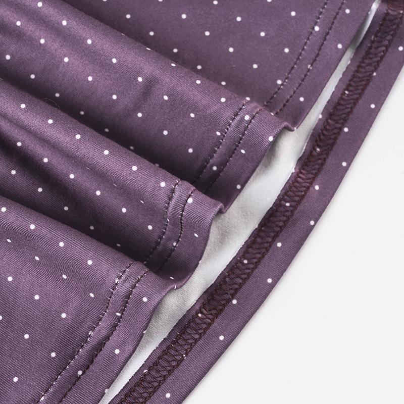 Canottiera Y2K a Pois Senza Schiena Arricciata - Canotta Sexy Modellante Stile Europeo & Americano per Donne