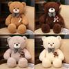 Cartoon Bear Rose Plush Toy Cute Bow Tie Send Girl Valentine Day Children Gift