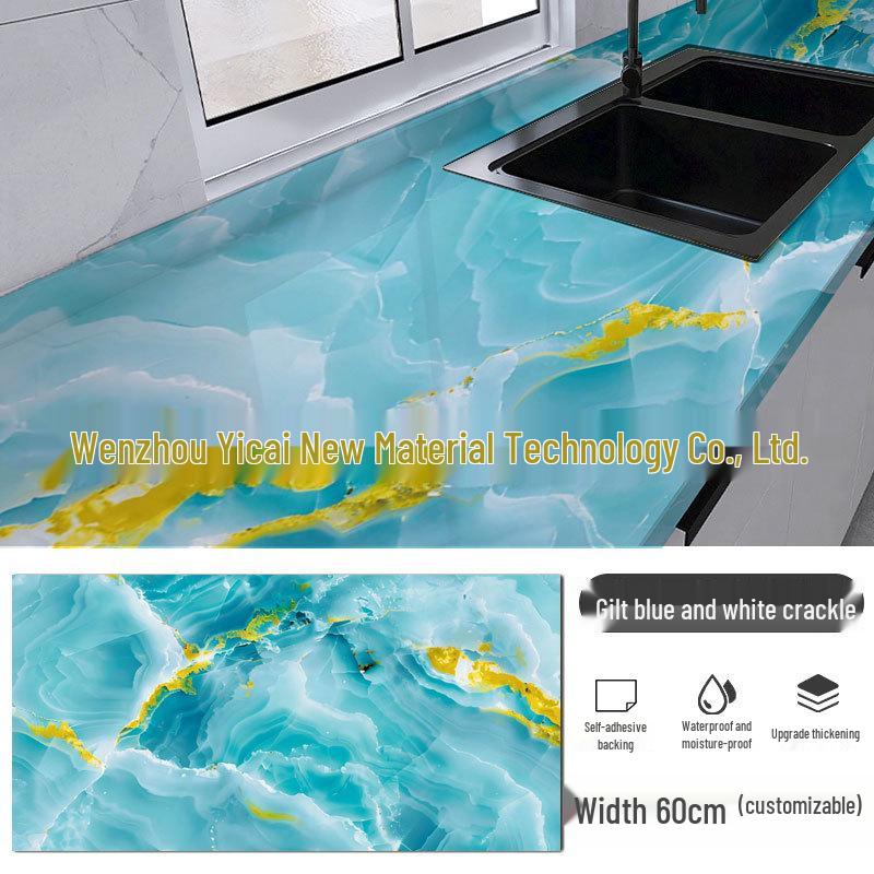 Oil-Proof Waterproof Kitchen Tile Stickers: Dirt-Resistant, Self-Adhesive Wallpaper for Stovetops and Cabinets