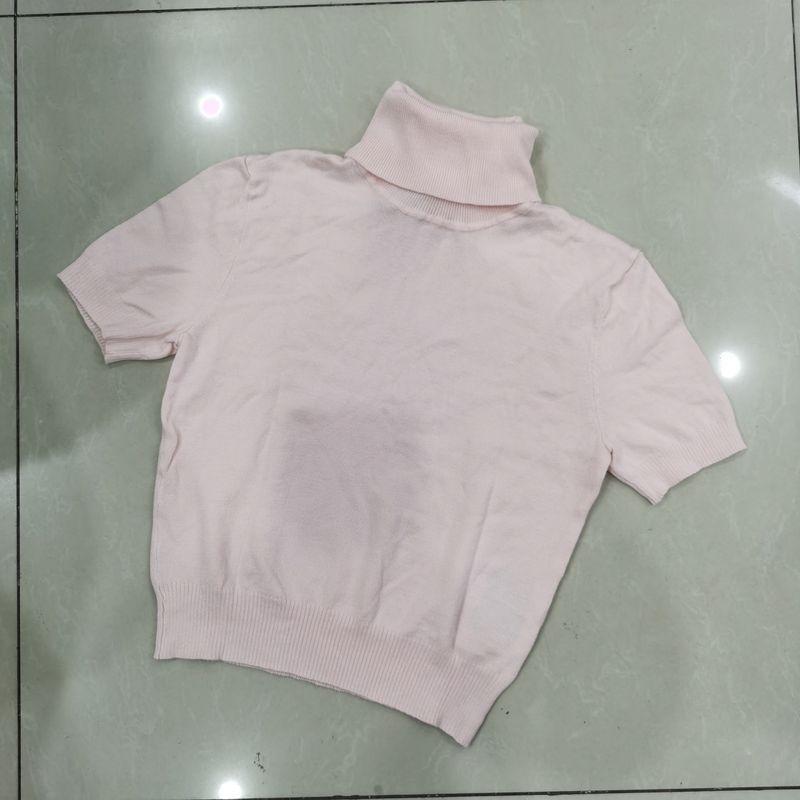 

Экспорт Остатки Заказов Хвост Товары Шведские Заказы Трикотаж с Воротником-Стойкой Женский Light pink XS