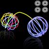 CINECE Light Chemical Fluorescent Glow Cheering Sticks with Connecting Perfect for Concerts and 8 Colors Sticks, Lights, Bracelets, Glow-in-the-Dark