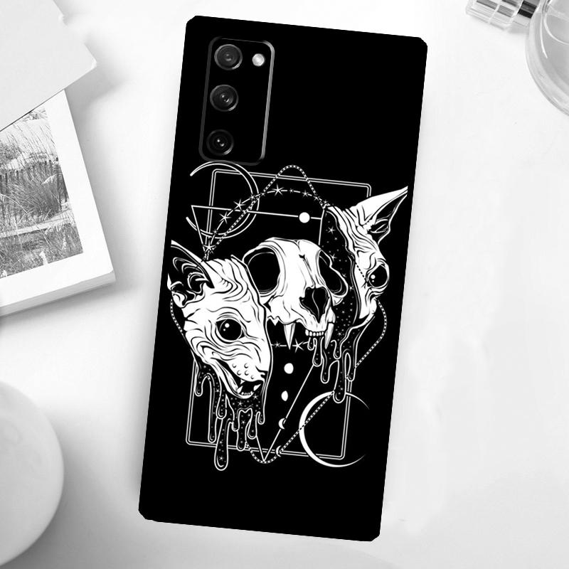 Satanische Sphinx Hülle Für Samsung Galaxy S24 S23 S22 Ultra S21 S20 FE Note 10 Plus Note 20 S8 S9 S10 Abdeckung