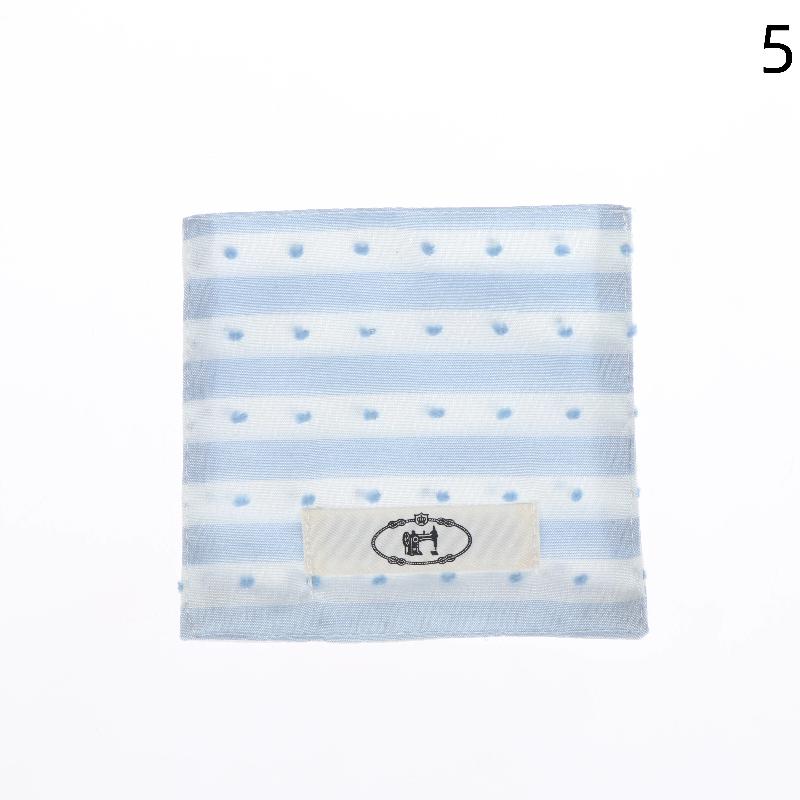 Stripes Polka Dot Coasters Portable Square Cotton Cloth Insulation Pad Soft Hanging Drink Coasters Photography Props