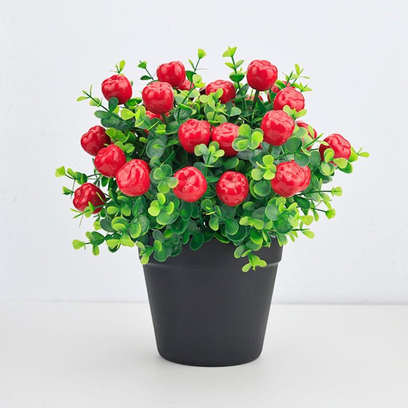 Artificial Eucalyptus Fruit Bunch Decorative Greenery Home Wedding Photography Props