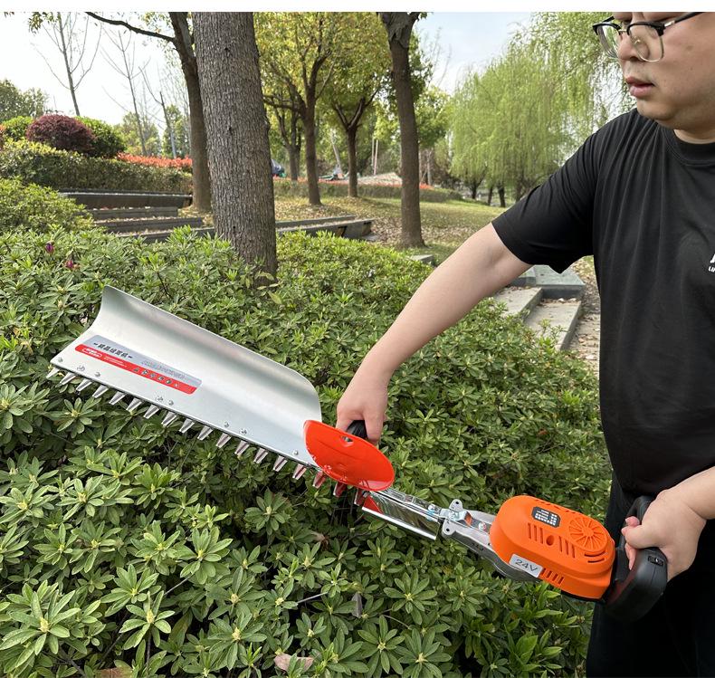 High-Power Lithium Battery Hedge and Branch Trimmer for Garden and Tea Picking
