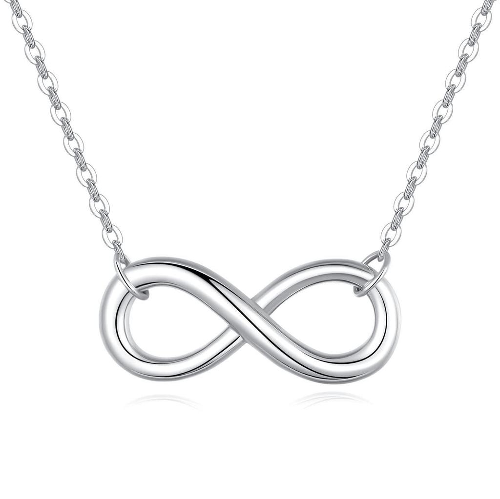 18K Gold-Plated Stainless Steel Infinity Necklace