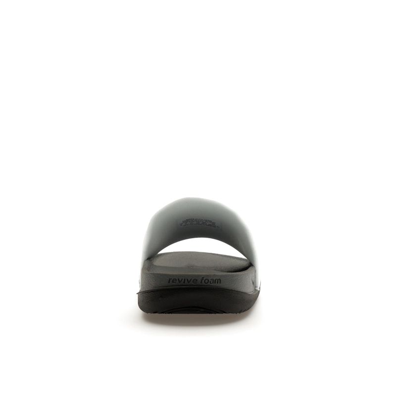 Nike Offcourt Slide Dark Grey White Men Sneakers Black BQ4639-001