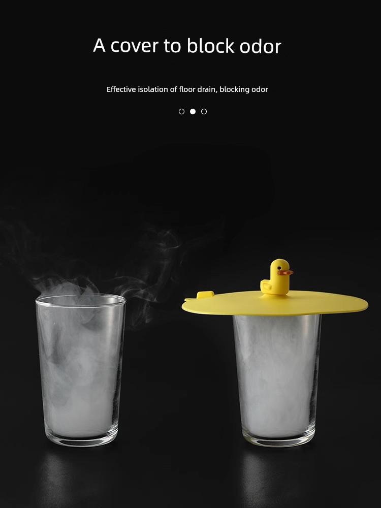 Floor Drain Device Bathroom Plug Insect-Proof Cover Anti-Odor Silicone Pad Sewer Sealing Anti-Odor Artifact
