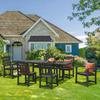 7 Pieces Patio Dining Set, Outdoor Rectangle Furniture Table and Chairs Set, All Weather Garden Furniture Table Sets, HIPS Patio Conversation Set, For