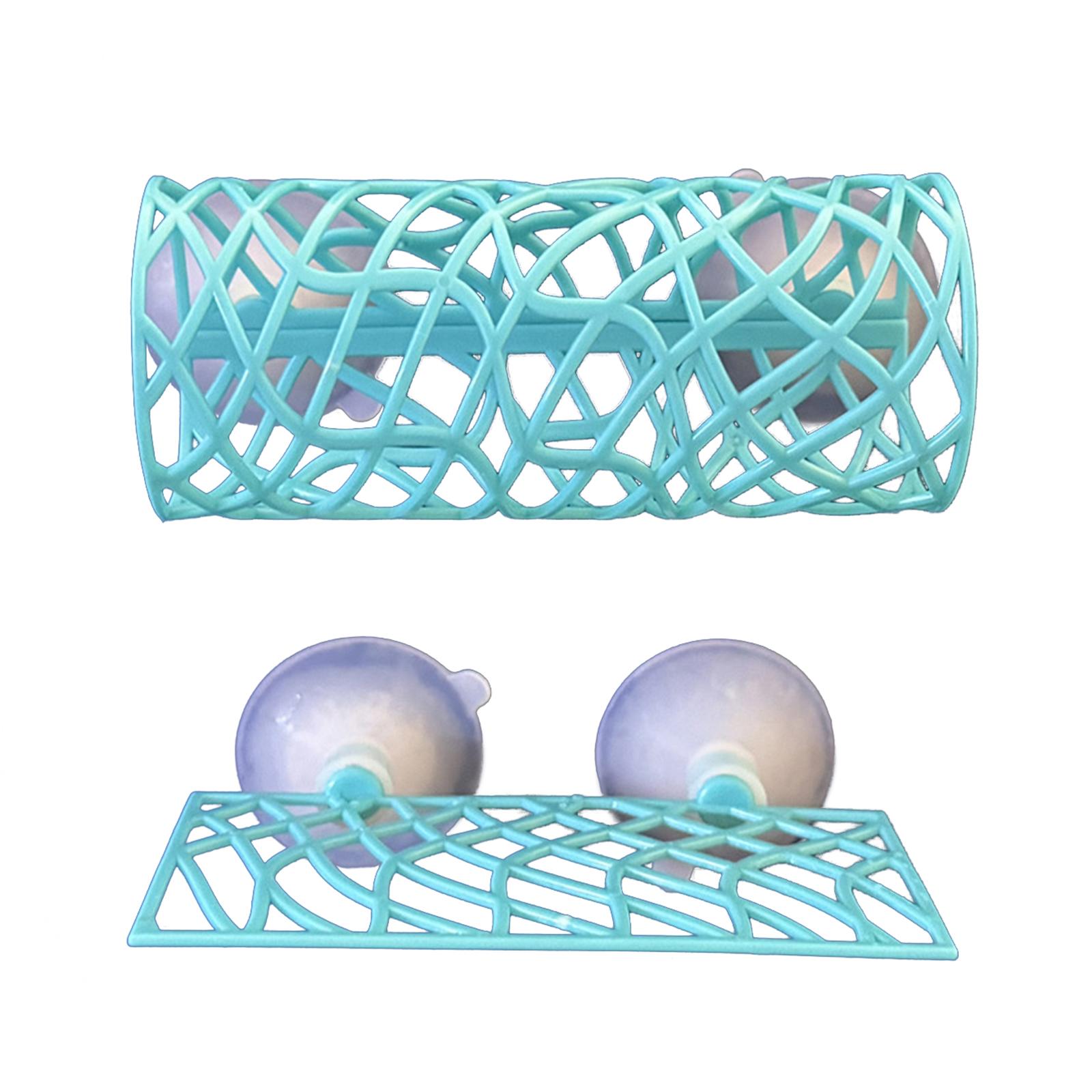 

Betta Fish Hideout Tunnel Natural Environment Betta Resting Tube Tunnel with Suction Cup for Resting and Hiding светло-синий