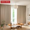 1 Stück Nuan Serie Minimalistischer Uni-Strukturierter Verdunkelungsvorhang, Geprägte Rautensteppung Dicke Vorhänge für Schlafzimmer Wohnzimmer Heimdekoration