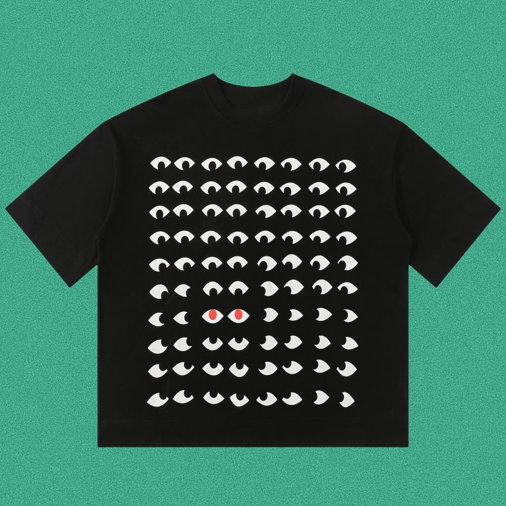 Hot House Of Short Sleeve Correct Version Printed Ins American Streetwear Cotton Tshirt Errors
