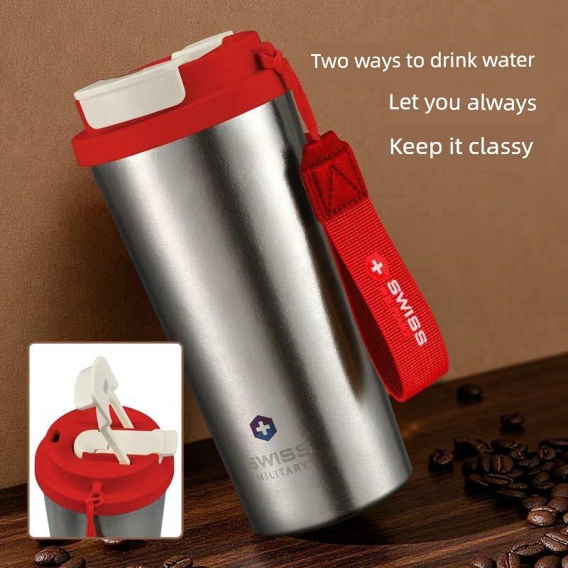 Pure Titanium Coffee Cup Gift Box, High-End Travel Cup, All-Titanium Portable Lightweight Insulated Coffee Cup, Large Capacity Insulated Cup