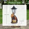 Solar Garden Statue Decor Creative Landscape Birthday Gift Resin Ornament Figurine