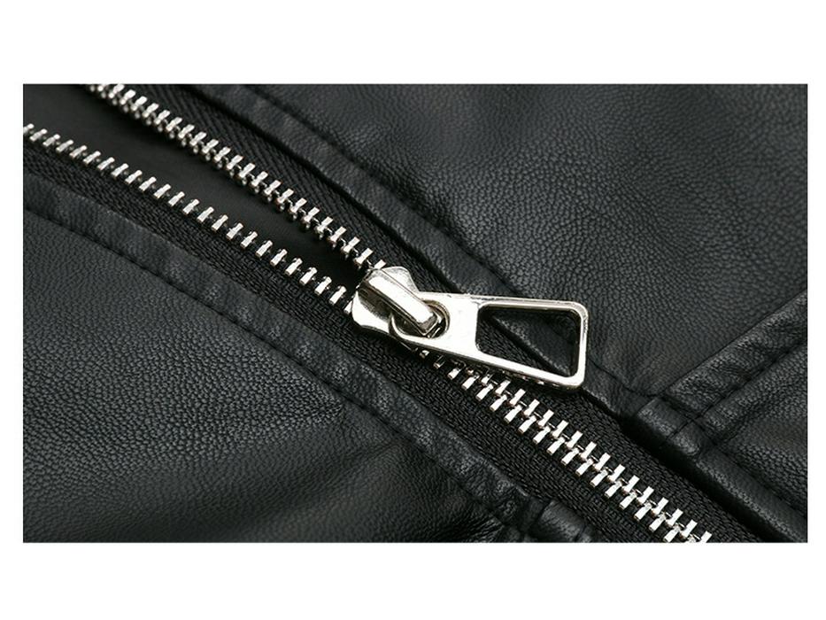 2024 Autumn Women's Fashion Detachable Hooded Knitted Leather Jacket WA8602