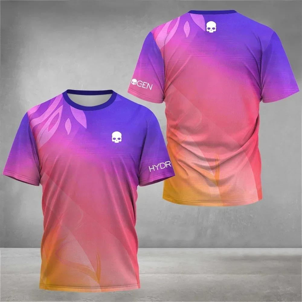 

High-quality men s and women s universal printed sports shoes, T-shirts, quick-drying summer badminton T-shirts, 2025 motorcycle 6XL