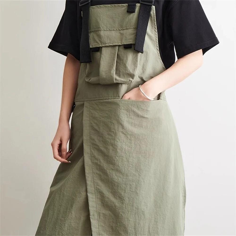 Waterproof Cross Strap Apron Stain-proof Waiter Sleeveless Apron Cooking Apron Household