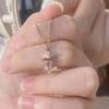 Korean Pearl Necklace: High-End Silver Clavicle Chain with Niche Design, Perfect for Light Luxury and Sweater Pendants.