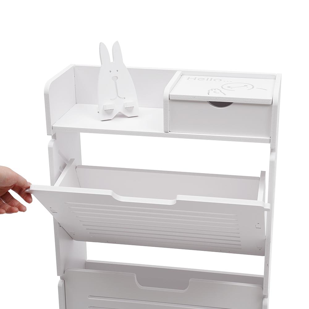 Kippbarer weißer Schuhschrank, Schuhregal Aufbewahrungsorganizer, Tragbarer Schuhregal-Organizer, Schrank für High Heels, Hausschuhe