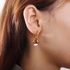 Christmas Wind DIY Pendant Earrings Stainless Steel Gold-plated Fun Pendant Combination Earrings Jewelry Women