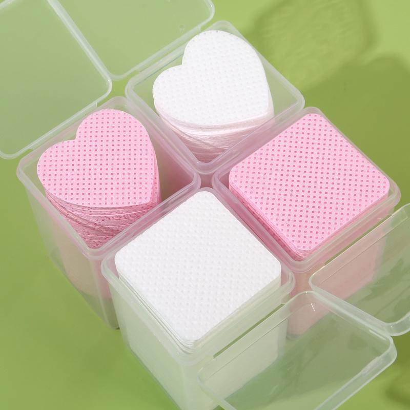 

Eyelash Extension Glue Bottle Wipes - Anti-Clogging Cotton Pads for Clean Application White Square