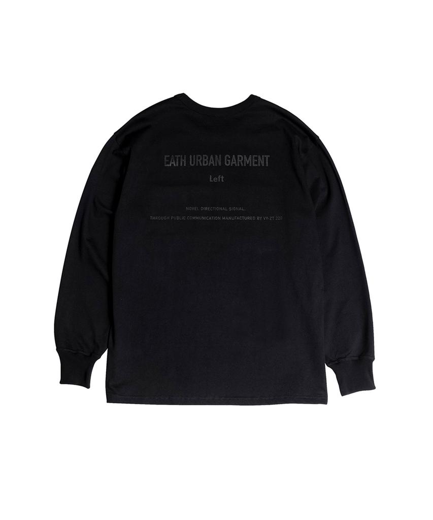Left Seoul Two-Pocket Heavy Cotton Long Sleeve [Black]