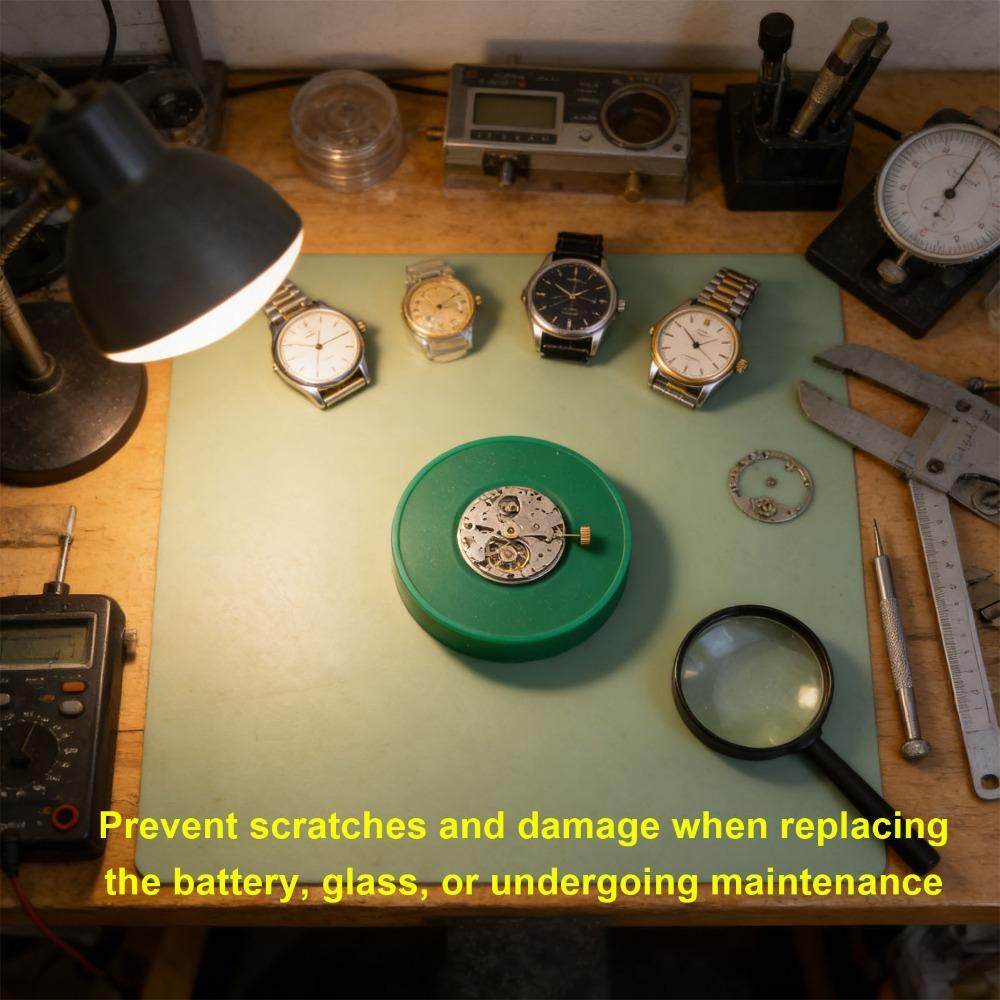 Rubber Watch Case Pad Green Rubber Cushion Pad Safe Watch Repair Pad For Watchmakers
